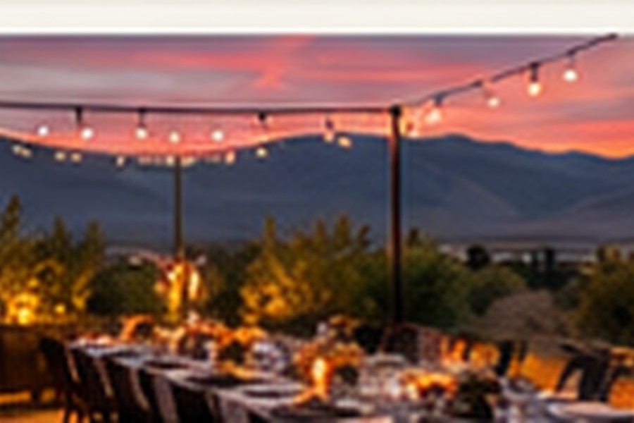 Outdoor dining experience